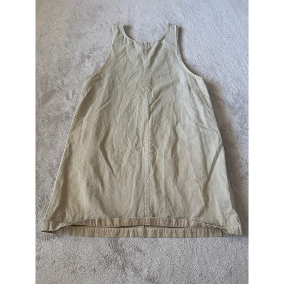 Sudden Impact Jumper Dress Mini Khaki Button Front‎ Pockets Casual Size M - Picture 4 of 6